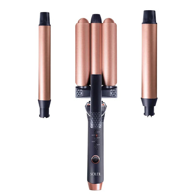 3 en 1 Intercambiable Curler Set