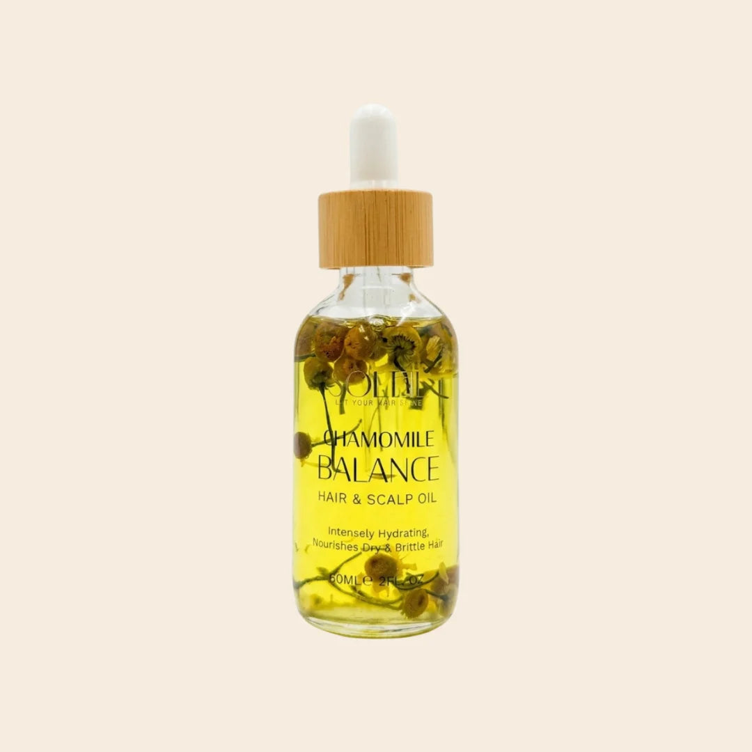 Aceite de Manzanilla para Cabello y Cuero Cabelludo – Soleil Chamomile Balance